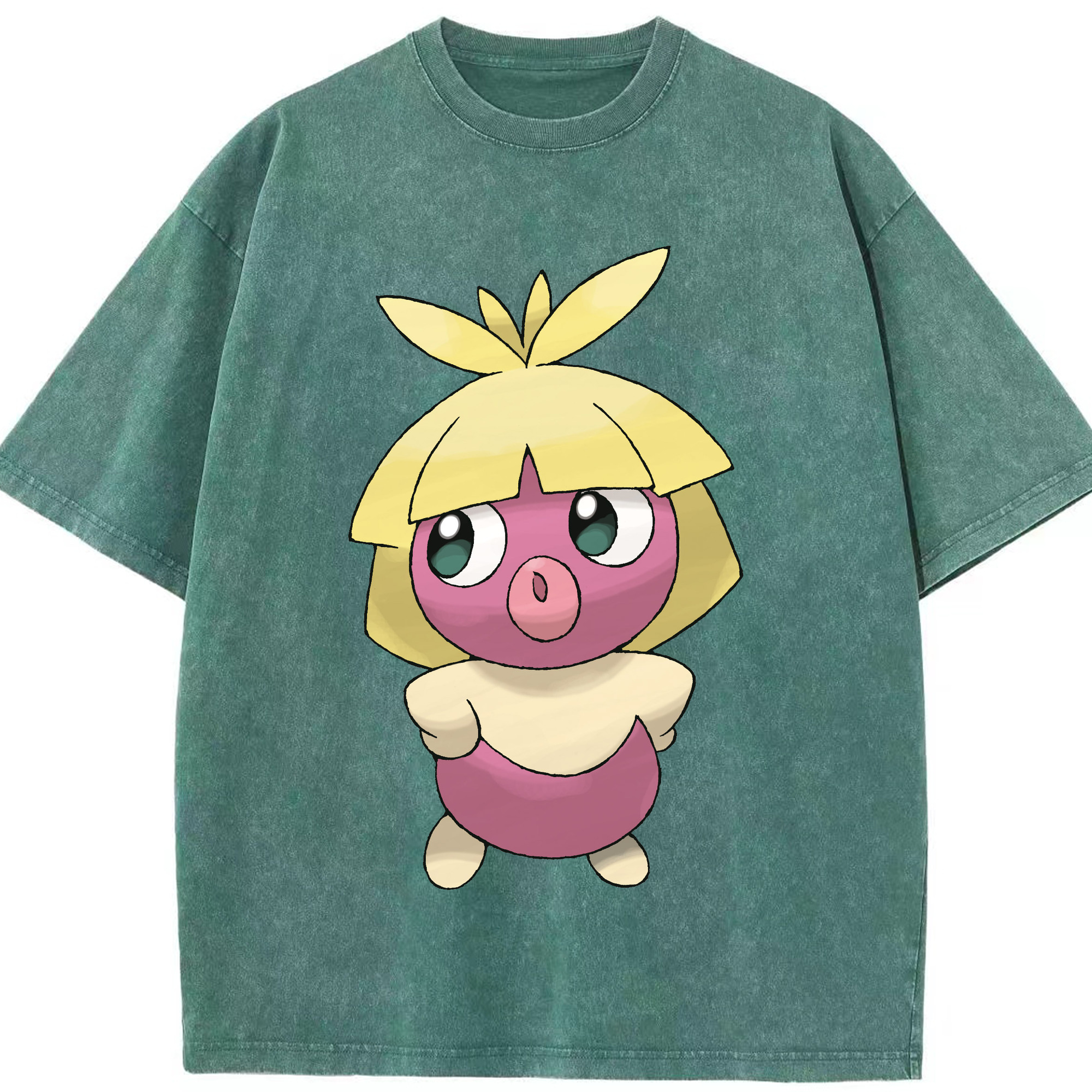 （画像用） ポケットモンスター Pokémon 綿100% ヴィンテージ風 半袖Tシャツ（フロントプリント）